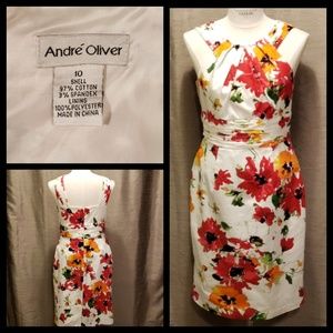 Floral print Andre Oliver Dress Size 10